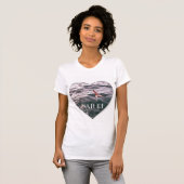 SEAGULL FLYING ÜBER DIE WELLEN T-Shirt (Vorne ganz)