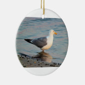 Seagull-Foto Keramik Ornament (Rechts)