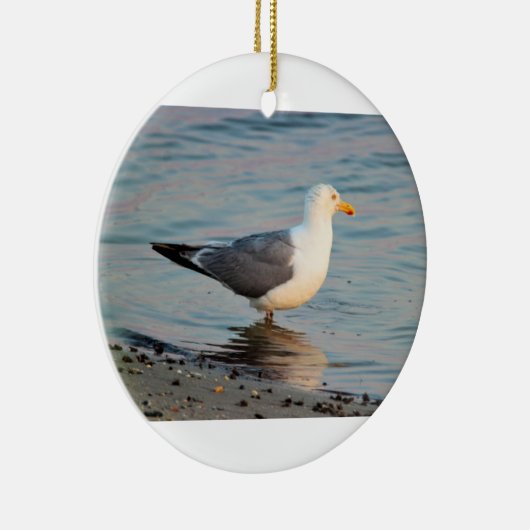 Seagull-Foto Keramik Ornament (Rechts)