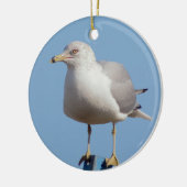 Seagull-Foto Keramik Ornament (Links)