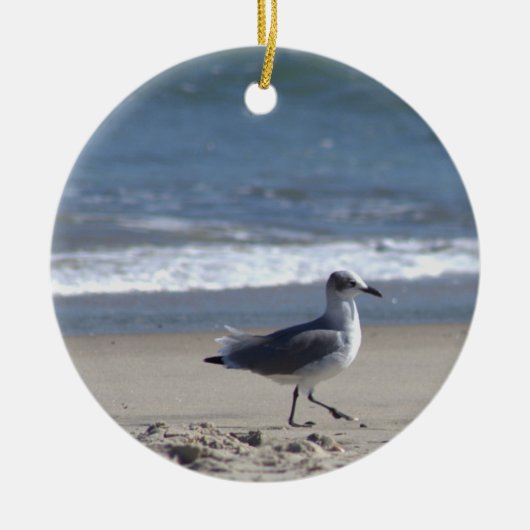Seagull Foto Ornament (Vorne)