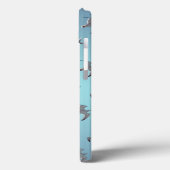 Seagull Frenzy iPad Mini Case (Sky Blue Mix) (Rückseite / Links)