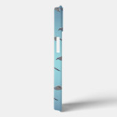 Seagull Frenzy iPad Mini Case (Sky Blue Mix) (Rückseite / Rechts)