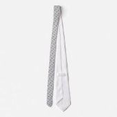 Seagull Frenzy Krawatte (Light Gray) (Rückseite)
