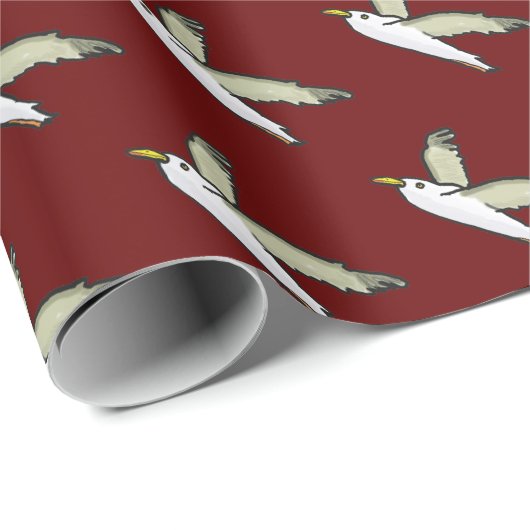 Seagull Geschenkpapier (Rolleneckpunkt)