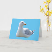 Seagull-Grüße Textkarte hinzufügen Karte (Gelbe Blume)