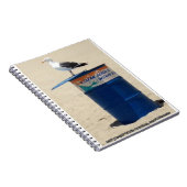 Seagull Guardian am Strand von Santa Monica Notizblock (Rechte Seite)