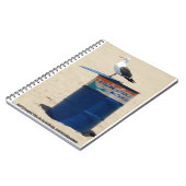 Seagull Guardian am Strand von Santa Monica Notizblock (Linke Seite)