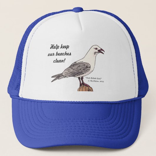 Seagull Hat Truckerkappe (Vorderseite)