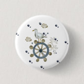 Seagull Hitching a Ride Button (Vorderseite)