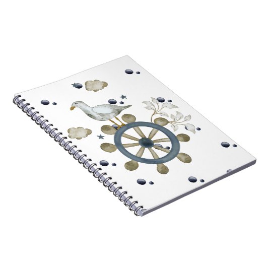 Seagull Hitching a Ride Notizblock (Rechte Seite)