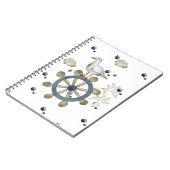 Seagull Hitching a Ride Notizblock (Linke Seite)