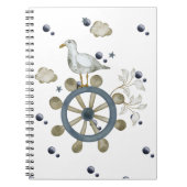 Seagull Hitching a Ride Notizblock (Vorderseite)