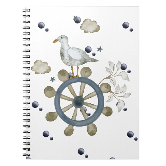 Seagull Hitching a Ride Notizblock (Vorderseite)
