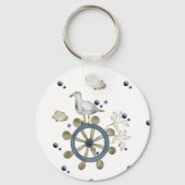 Seagull Hitching a Ride Schlüsselanhänger (Vorderseite)