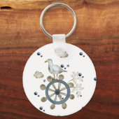 Seagull Hitching a Ride Schlüsselanhänger (Vorderseite)