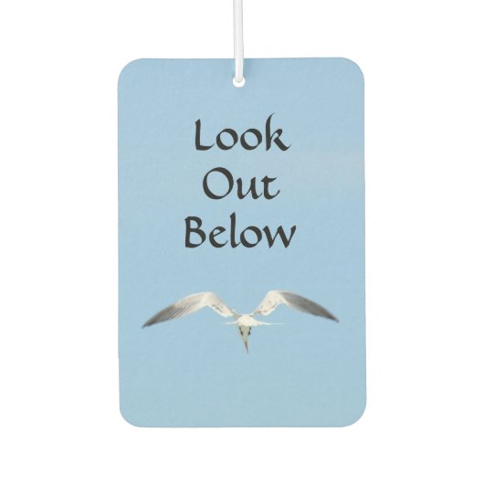 Seagull im Flug Blick unter dem freien Geist Autolufterfrischer (Vorderseite)