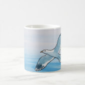 Seagull im Flug Kaffeetasse (Mittel)