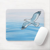 Seagull im Flug Mousepad (Mit Mouse)