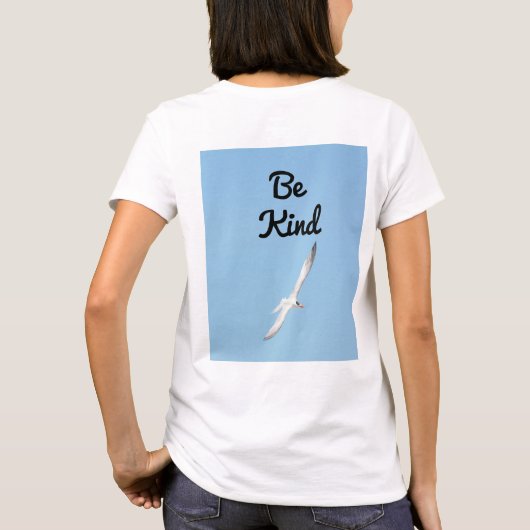 Seagull im Flug T-Shirt (Rückseite)