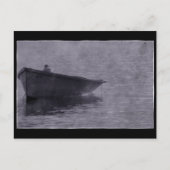 Seagull im Nebel. Postkarte (Vorderseite)