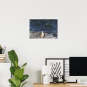 Seagull im Ozeanposter Poster (Heimbüro)