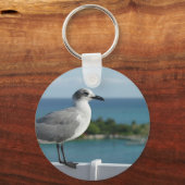 Seagull im Paradies Schlüsselanhänger (Vorderseite)
