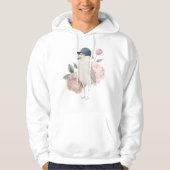 Seagull in einer Kappe mit Spielzeug aus Tornierun Hoodie (Vorderseite)