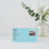 Seagull in Flight Business Cards Visitenkarte (Stehend Vorderseite)