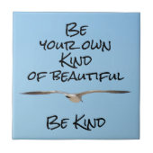 Seagull in Flight Schöne Seien freundlich Fliese (Vorderseite)