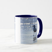 Seagull in Ocean Photo Mug Tasse (VorderseiteRechts)