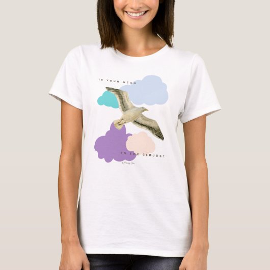 Seagull in the Clouds T-Shirt (Vorderseite)