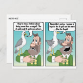 SEAGULL JOKE. POSTKARTE (Vorne/Hinten)