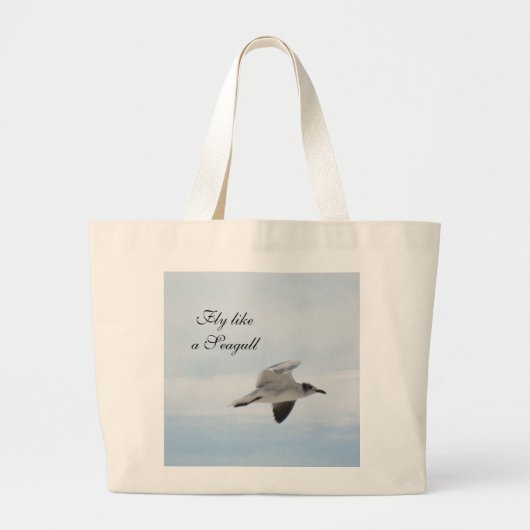 Seagull Jumbo Stoffbeutel (Vorne)