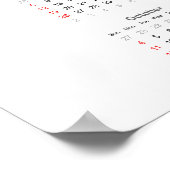 Seagull-Kalender 2020-Poster Poster (Ecke)