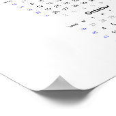 Seagull Kalender 2021 Poster - Montag zuerst (Ecke)