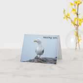 Seagull Karte (Gelbe Blume)