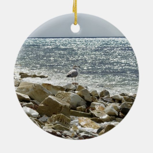 Seagull Keramik Ornament (Hinten)