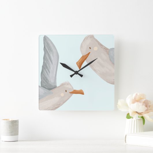 Seagull Küste Thema Wall Uhr (Zuhause)