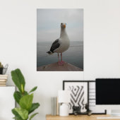 Seagull lächeln poster (Heimbüro)