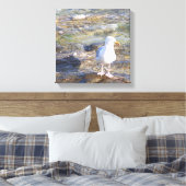 Seagull-Leinwand Leinwanddruck (Insitu (Schlafzimmer))