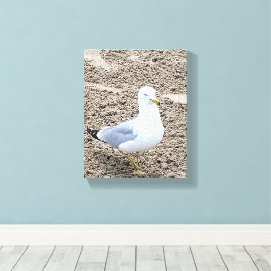 Seagull Leinwanddruck (Insitu (Holzboden))