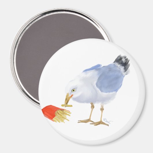 Seagull-Magnet Magnet (Vorderseite/Rückseite)