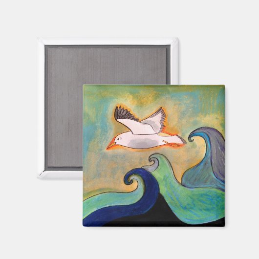 Seagull-Magnet Magnet (Vorderseite/Rückseite)