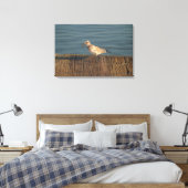 Seagull mit Dragonfly | Tropisches Foto Leinwanddruck (Insitu (Schlafzimmer))