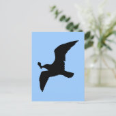 Seagull mit Eiscreme Postkarte (Stehend Vorderseite)