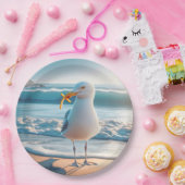 Seagull mit französischen Fries Pappteller (Party)