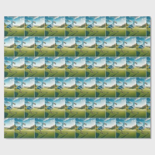 Seagull mit Golfball Geschenkpapier (Flach)