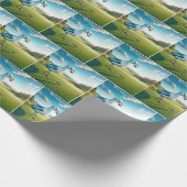 Seagull mit Golfball Geschenkpapier (Ecke)