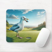 Seagull mit Golfball Mousepad (Mit Mouse)